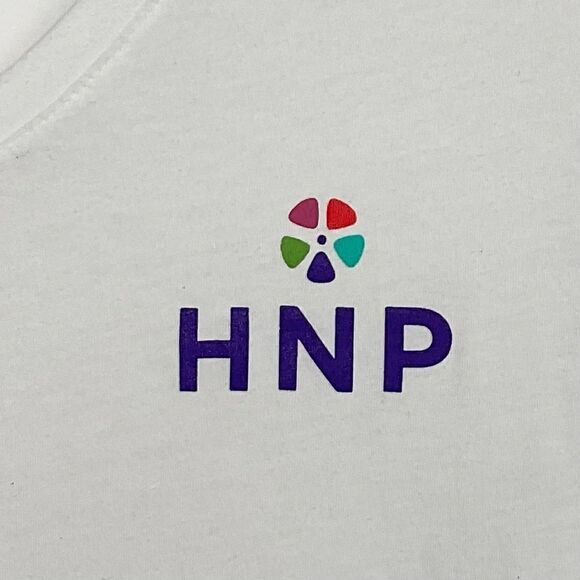 Ho’ola Na Pua White Logo Short Sleeve T-Shirt Large - Picture 2 of 5